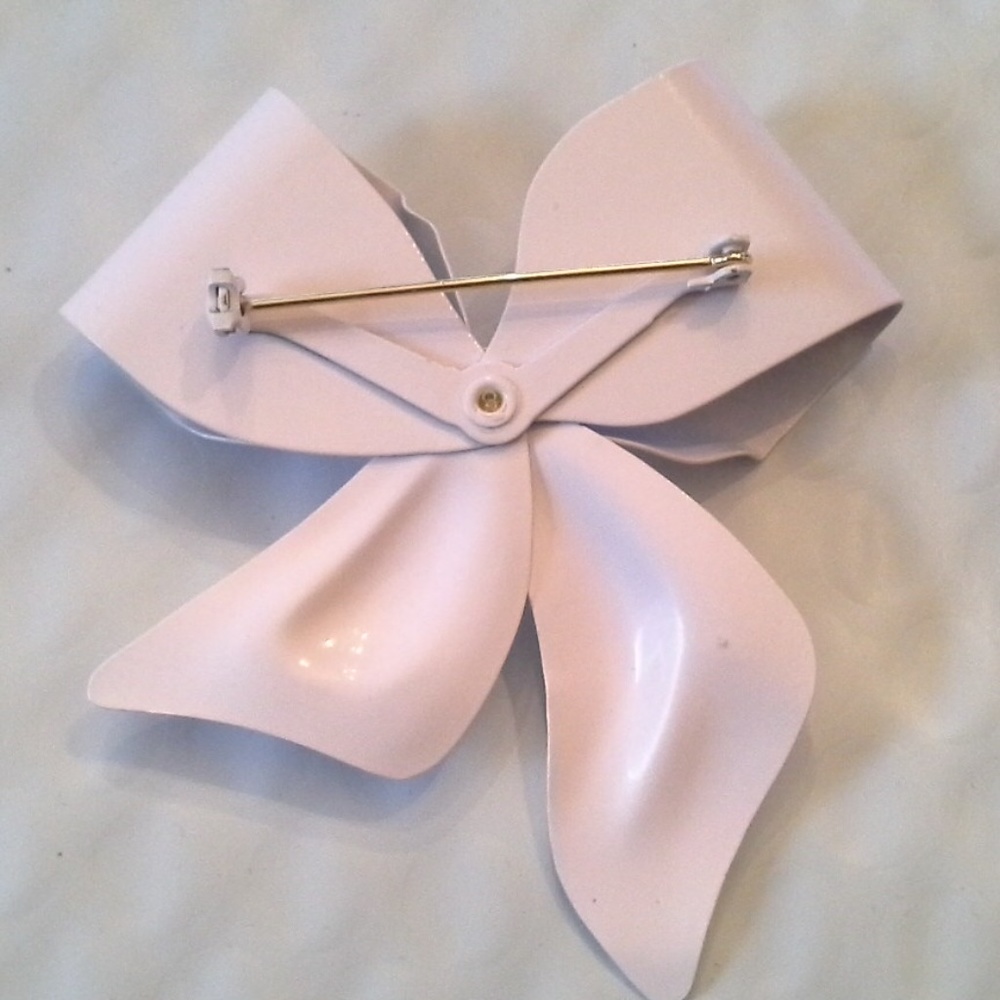 Pink Bow Crystal Rhinestone Brooch Pin -HOST PICK - Picture 5 of 8